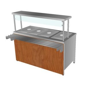 Sıcak Servis Ünitesi Sıcak Havuzlu, Ahşap Kaplama